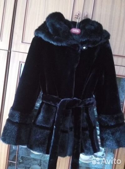 Шуба из искусственного меха
