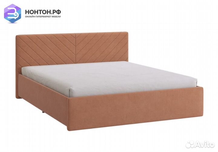 Кровать Сандра 2 1.6 м персик