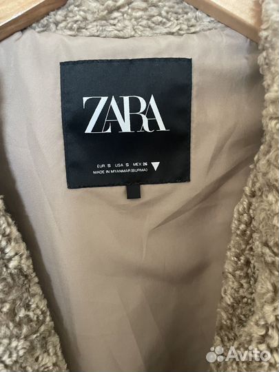 Пальто zara чебурашка