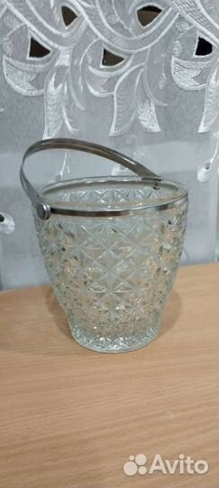 Ваза конфетница с ручкой СССР