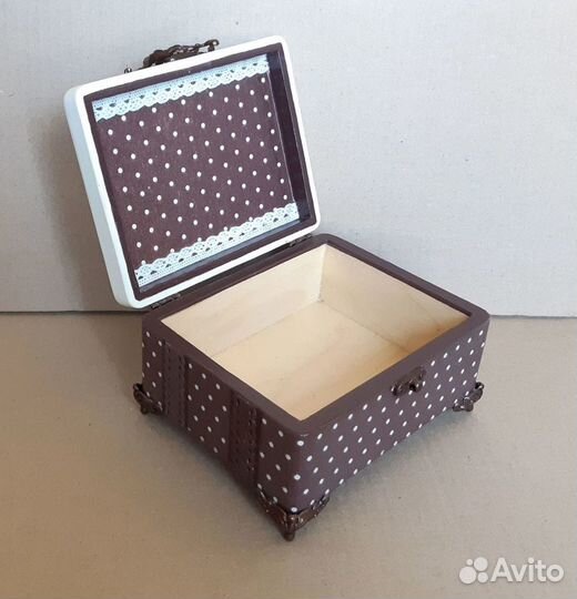 Шкатулка Рыжий кот. Ручная работа