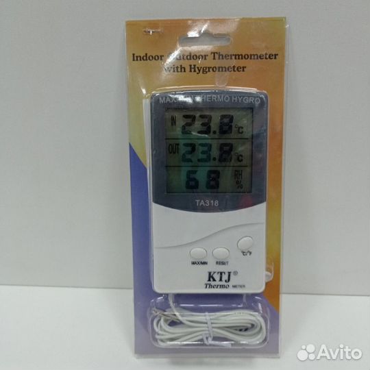 Термометр-гигрометр с выносным датчиком та318