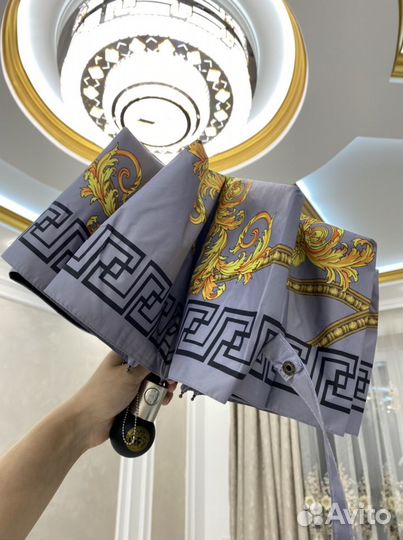 Зонт шикарный Versace Версаче с коробкой