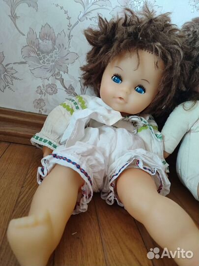 Две куклы СССР мягконабивные