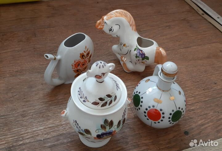 Графины фарфор и наборы для специй стекло