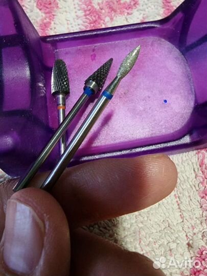 Машинка для маникюра и педикюра с фрезами