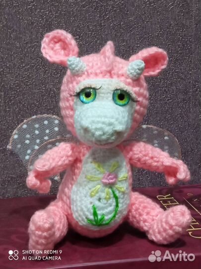 Вязаные игрушки ручной работы дракон