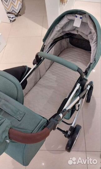 Коляска 2в1 Новая трансформер (изумруд )