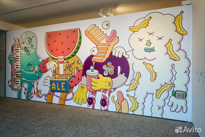 Художественная роспись стен. Граффити, Аэрография