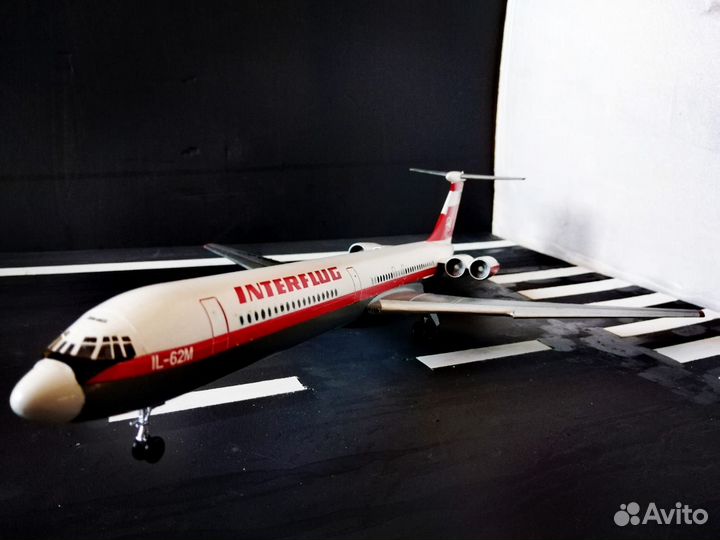 Модели самолётов Ил-62, Ил-18, Ту-134 в 1:144
