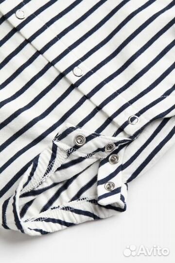 Боди песочник комбинезон hm 62 2-4 мес новый