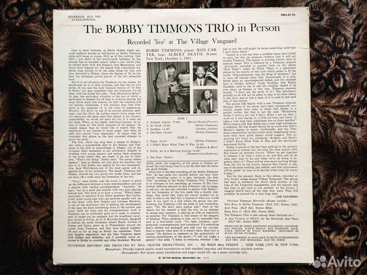 Bobby Timmons Trio – In Person – Japan 1975 v4