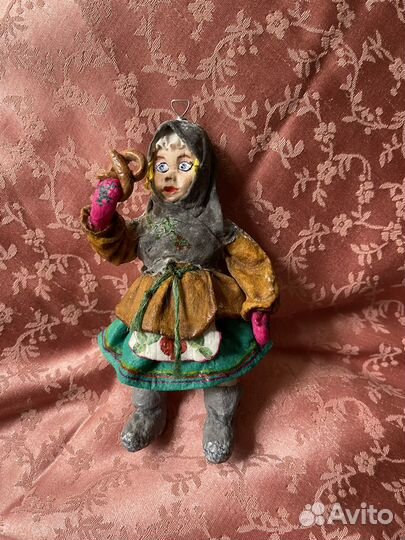 Ватные игрушки на елку