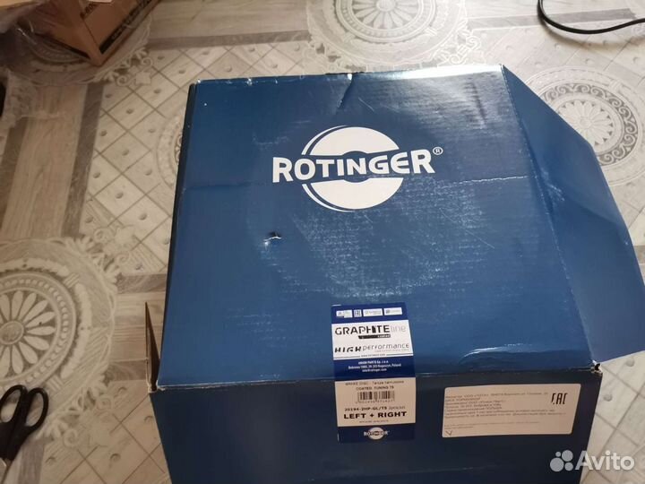 Передние тормоза 6pot на Subaru BL/BP/BPE