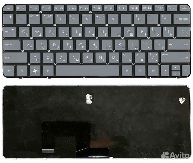 Клавиатура для HP Mini 100E темно-серая