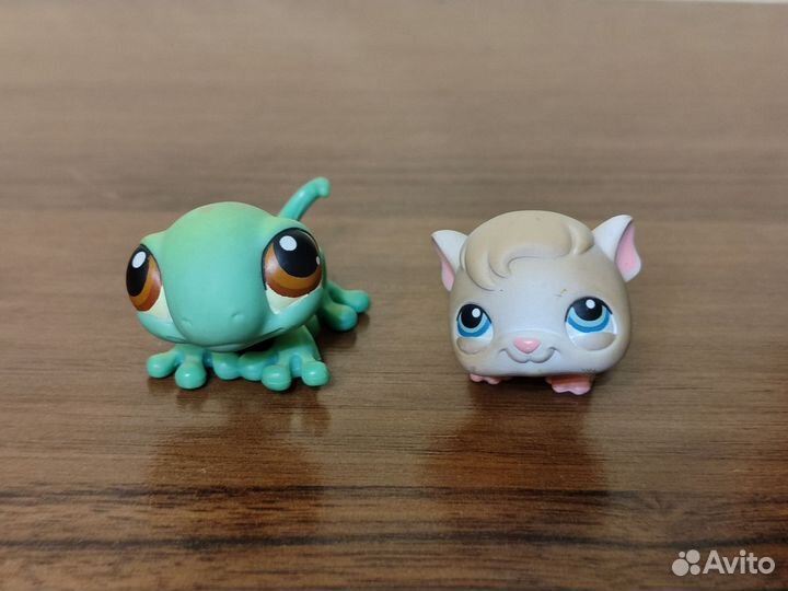 Littlest Pet Shop ящерица и морская свинка