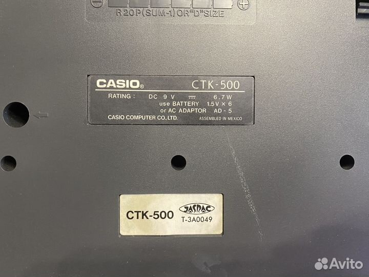 Синтезатор Casio ctk500