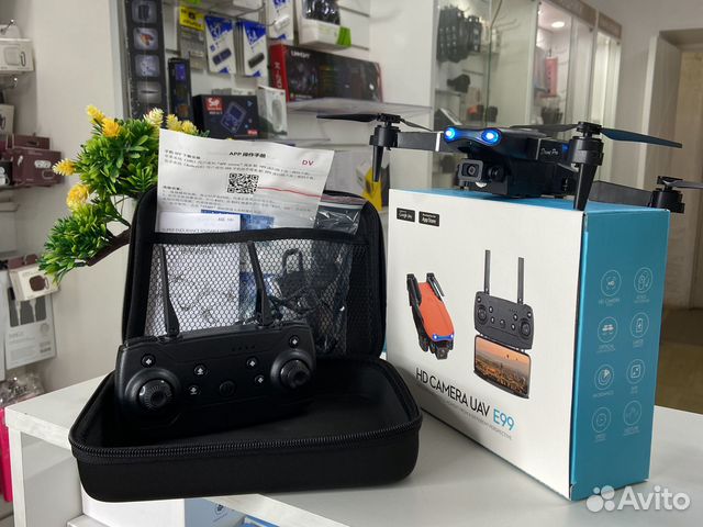 Квадрокоптер с камерой E99 4K Wi-fi GPS