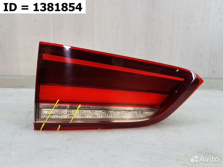 Фонарь задний левый внутренний BMW X1 F48 бмв