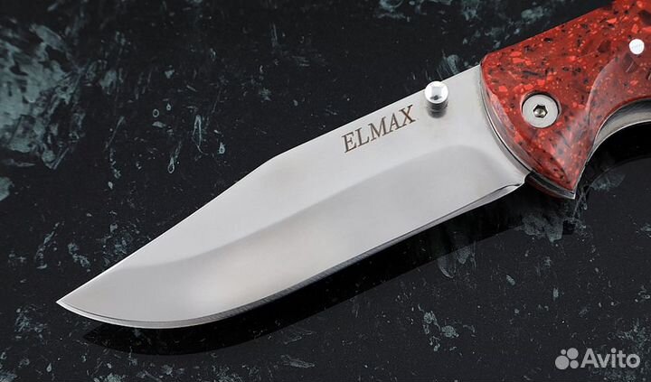 Складной нож Дельфин, сталь Elmax, рукоять накладк