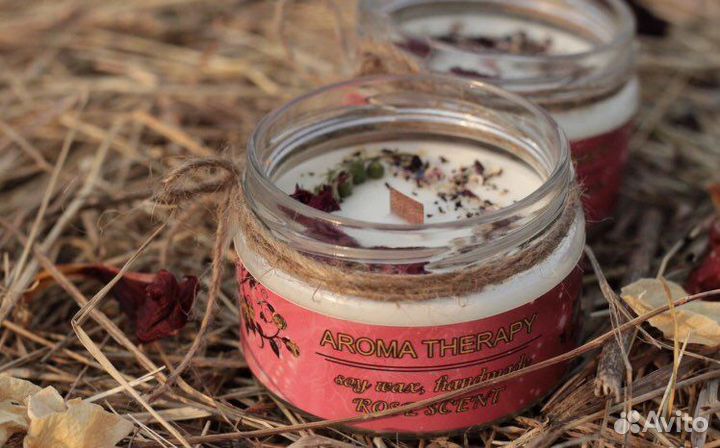 Ароматические свечи ручной работы