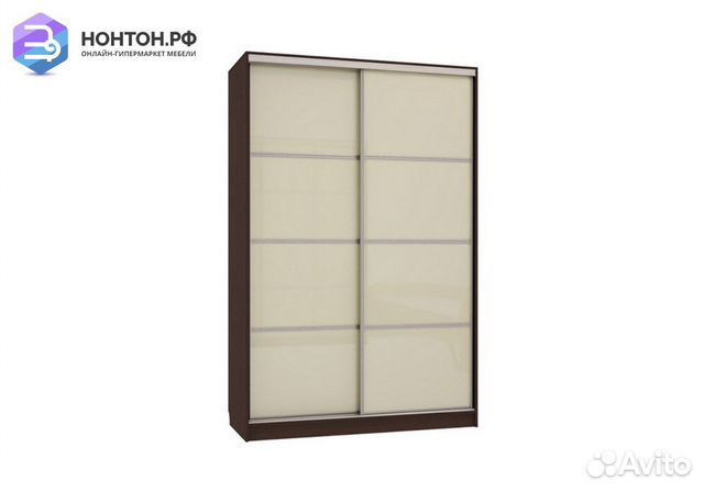 Шкаф-купе Гранд 2-600 венге / крем