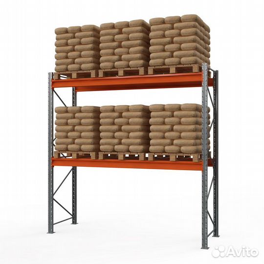 Стеллажи паллетные для склада / балка