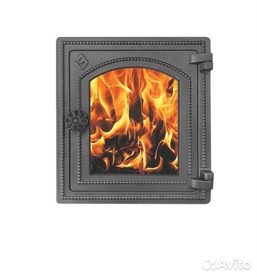 Дверка везувий печная дт-4Стекло 320*290