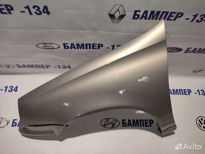 Крыло переднее левое лада калина 1 мускат-620