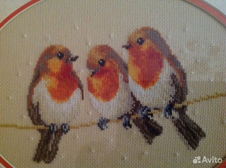 Картина, вышитая крестом