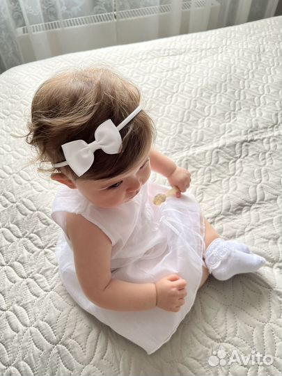 Нарядное платье для девочки 74 80