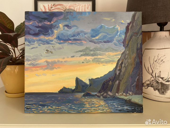 Пейзаж маслом «Крым»