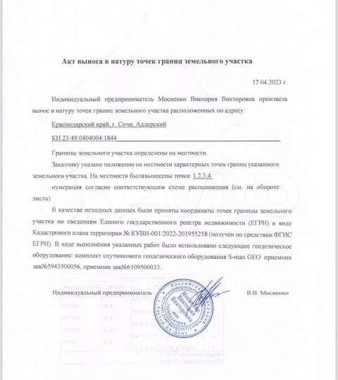 Участок 1 сот. (СНТ, ДНП)