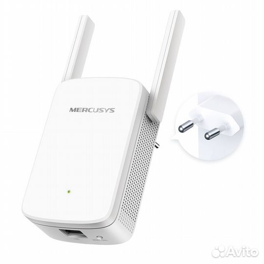 Сетевой адаптер Mercusys ME30 AC1200 Двухдиапазонный усилитель Wi-Fi сигнала, 2 внешние антенны, 1 п