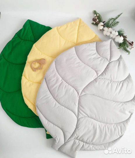 Коврик листик интерьерный