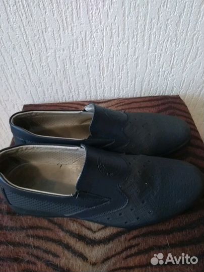 Туфли подр. натур.кожа р.36 на мальчика