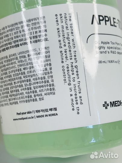 Medi Peel Тонер с кислотами Apple Tox 500 ml