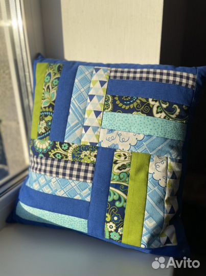 Подушки декоративные в технике пэчворк