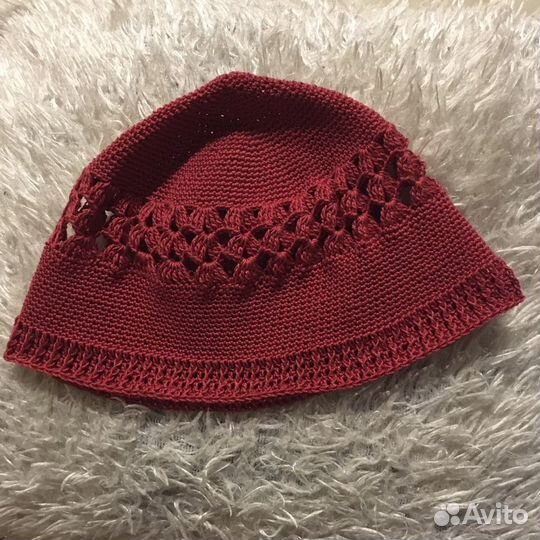 Берет, шапочка вязаные новые