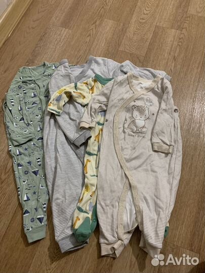 Вещи пакетом на мальчика девочку 74 80 86