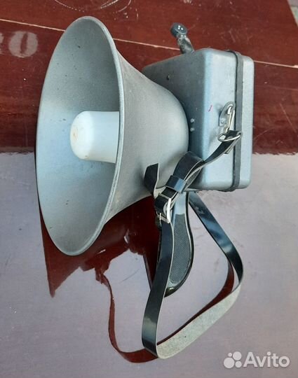 Рупор, громкоговоритель с футляром винтаж СССР