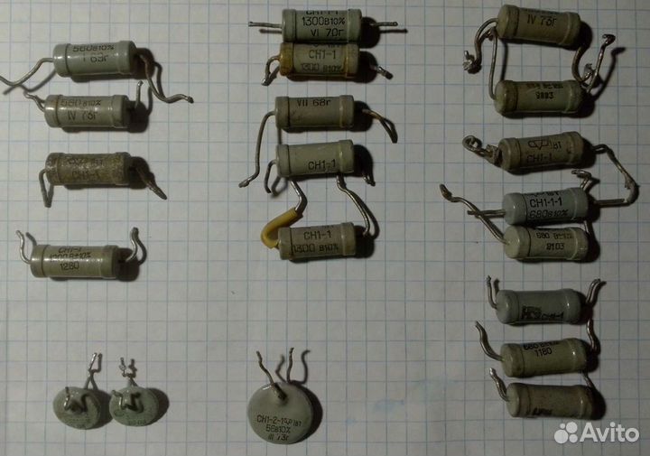 Мощный резистор, позистор, варистор