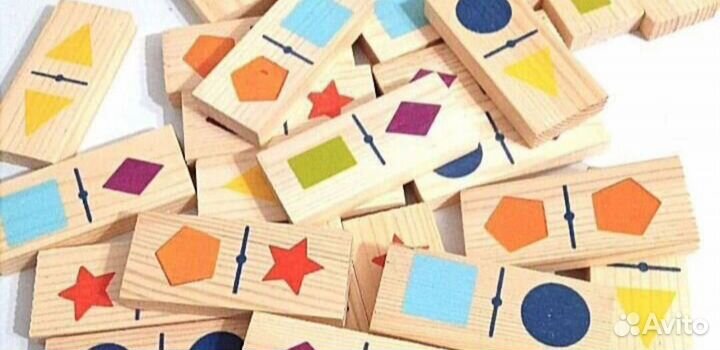 Детское домино Томик геометрические фигуры