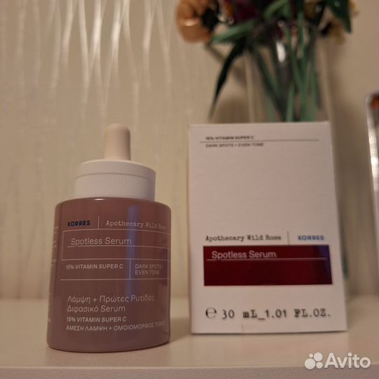 Korres Сыворотка для лица с розой 30мл