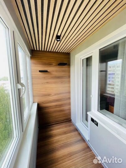 Обшивка балконов и лоджий