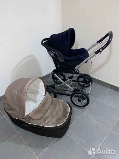 Коляска для новорожденных и автокресло Peg Perego