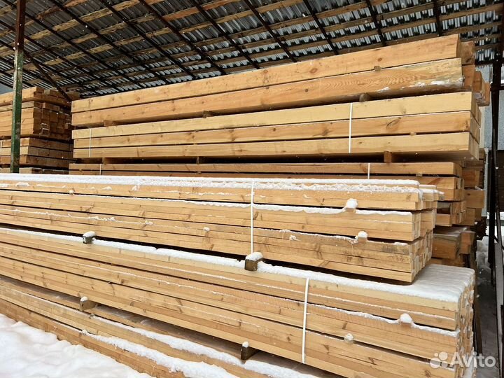Брус обрезной 100х100х6000мм от производителя