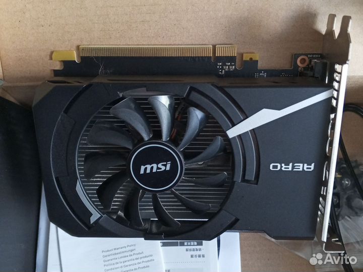 Видеокарта msi GeForce gt 1030