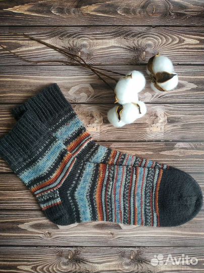 Носки шерстяные ручная работа (вяжу на заказ)