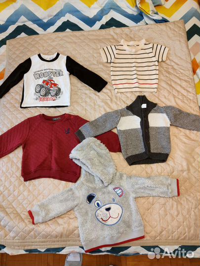 Пакет вещей на мальчика от 1 года